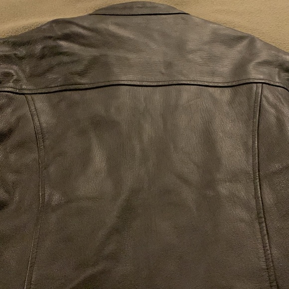 Mossi black leather jacket. Size 14. Armpit to armpit is approx 21 inches - Picture 11 of 13